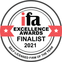 iFA Excellence Awards Self-Licensed Firm of the Year 2021 (Finalist)