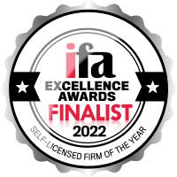 iFA Excellence Awards Self-Licensed Firm of the Year 2022 (Finalist)